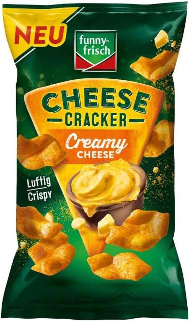 funny-frisch Cheese Cracker Creamy Cheese 100g Produktbild 