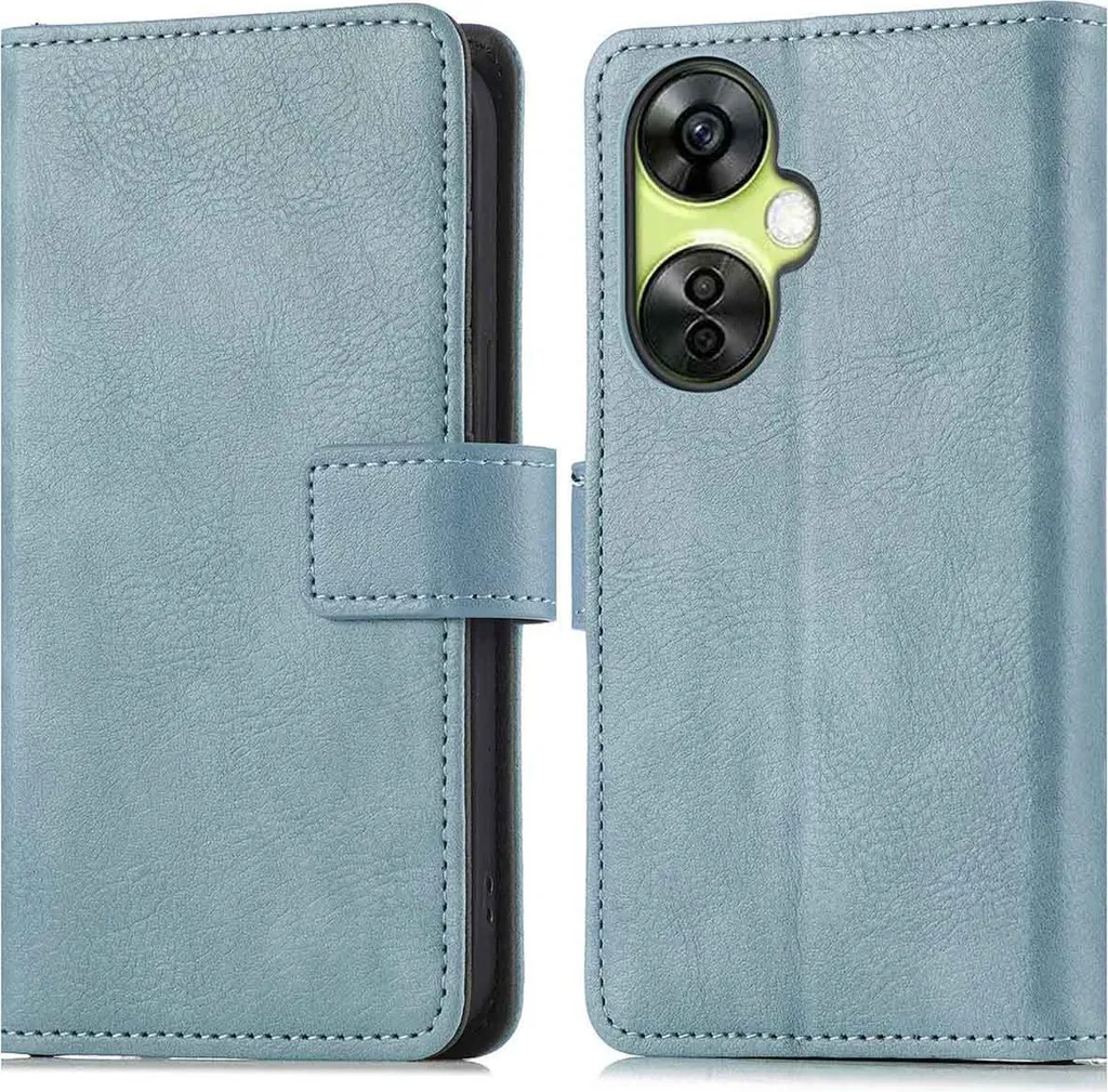 Cadorabo Cover Portafoglio Per OnePlus Nord 2 5G - Colore Turchese Petrolio - Con Slot Carte, Chiusura Magnetica E Funzione Stand - 2