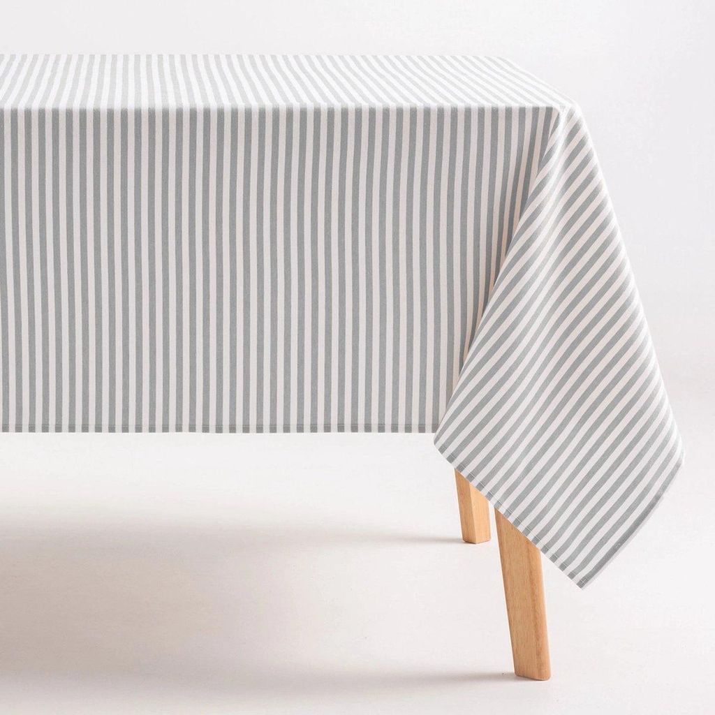 GAMUSI, obrus odporny na plamy – 160 x 160 cm – jasnoszary Zdjęcie produktu 