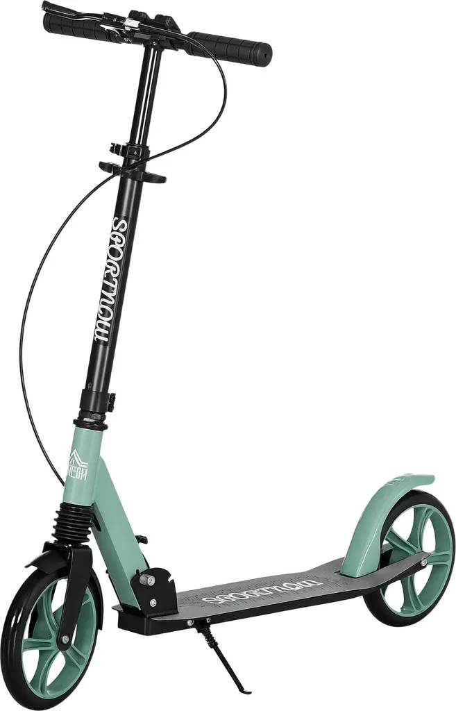 Trottinette avec Amortisseur et Grandes Roues 200mm Charge Max 100kg