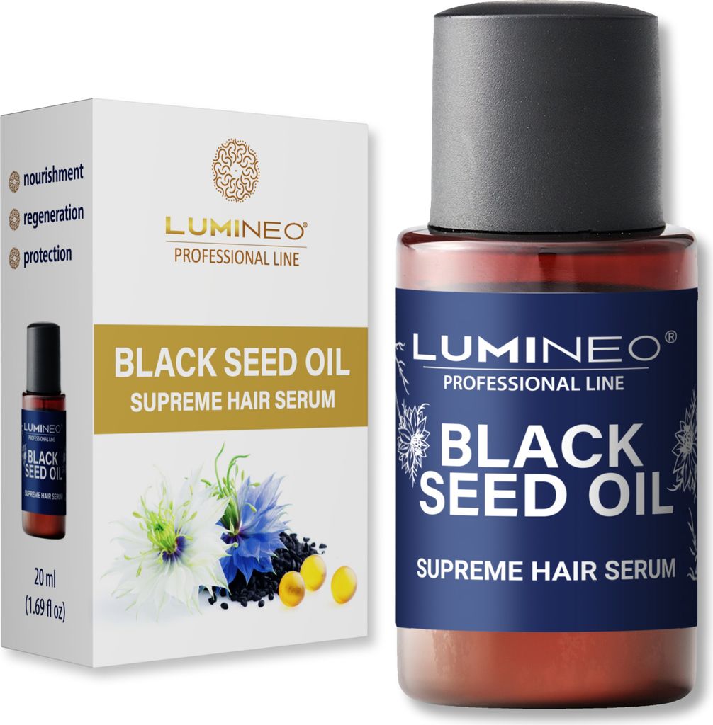 Serum do włosów z olejkiem z czarnuszką LUMINEO 20ml