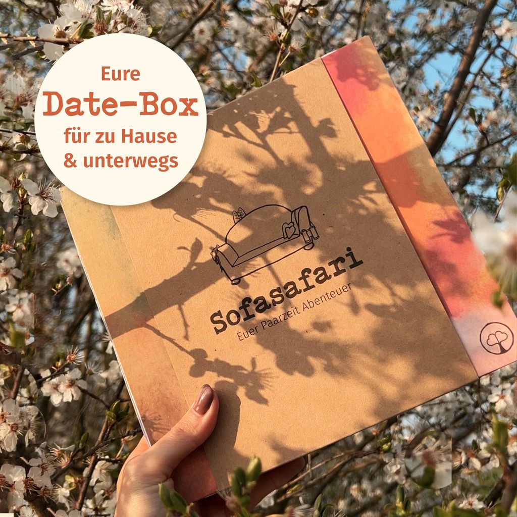 Erlebnisbox für Paare – einzigartige Geschenkidee zur Hochzeit – Sofasafari von Paarzeit – für Verbundenheit, Zweisamkeit & Austausch