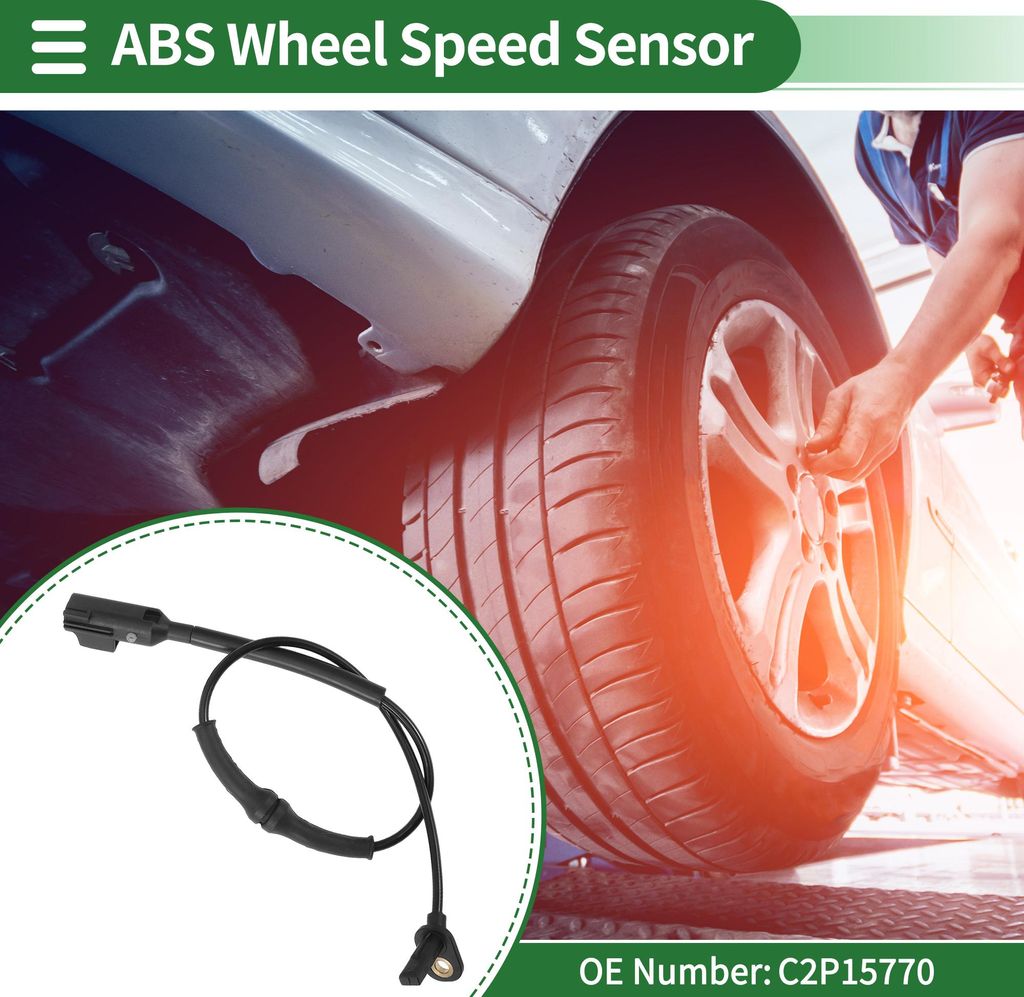 ABS Raddrehzahlsensor hinten links rechts ABS Sensor Antiblockiersystem Sensor Nr. C2P15770 für JAGUAR F-TYPE 2009-2021