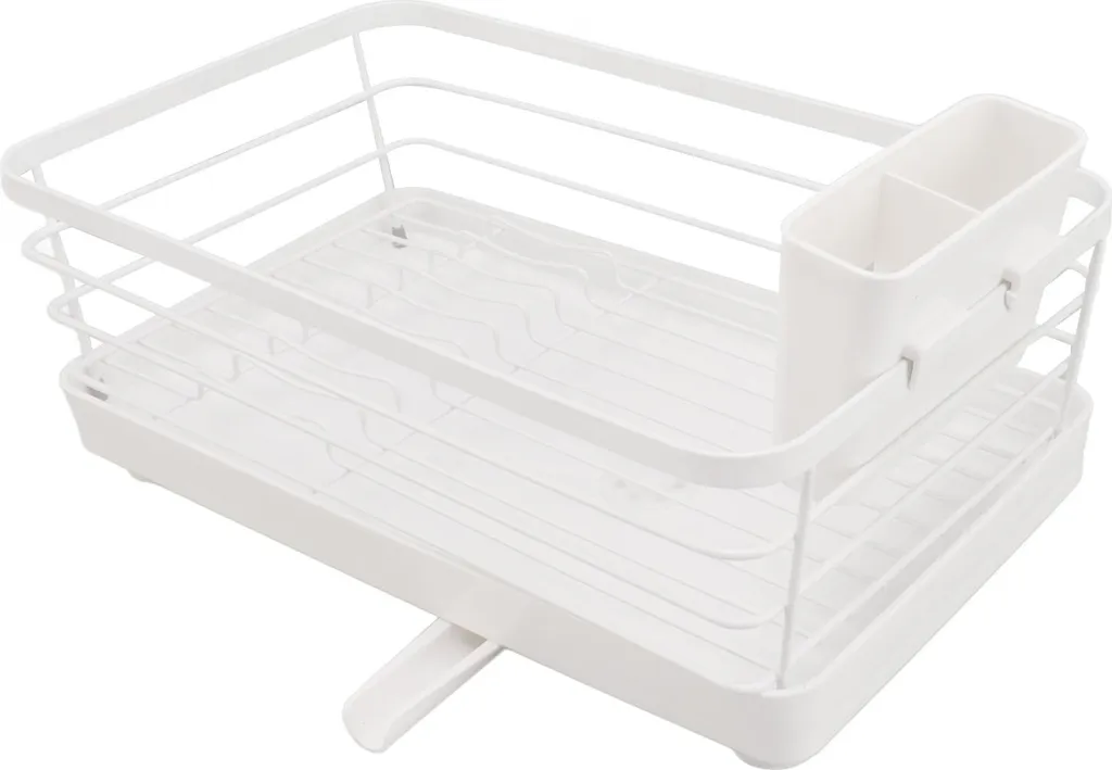 Égouttoir à vaisselle grande capacité inoxydable 39cm gain de place