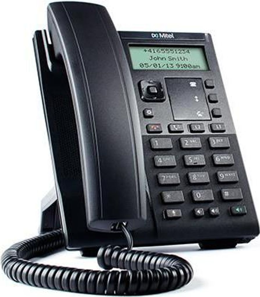 Mitel 6863 - IP-Telefon - Schwarz - Kabelloses Mobilteil - Benutzer - 2 Zeilen - LCD