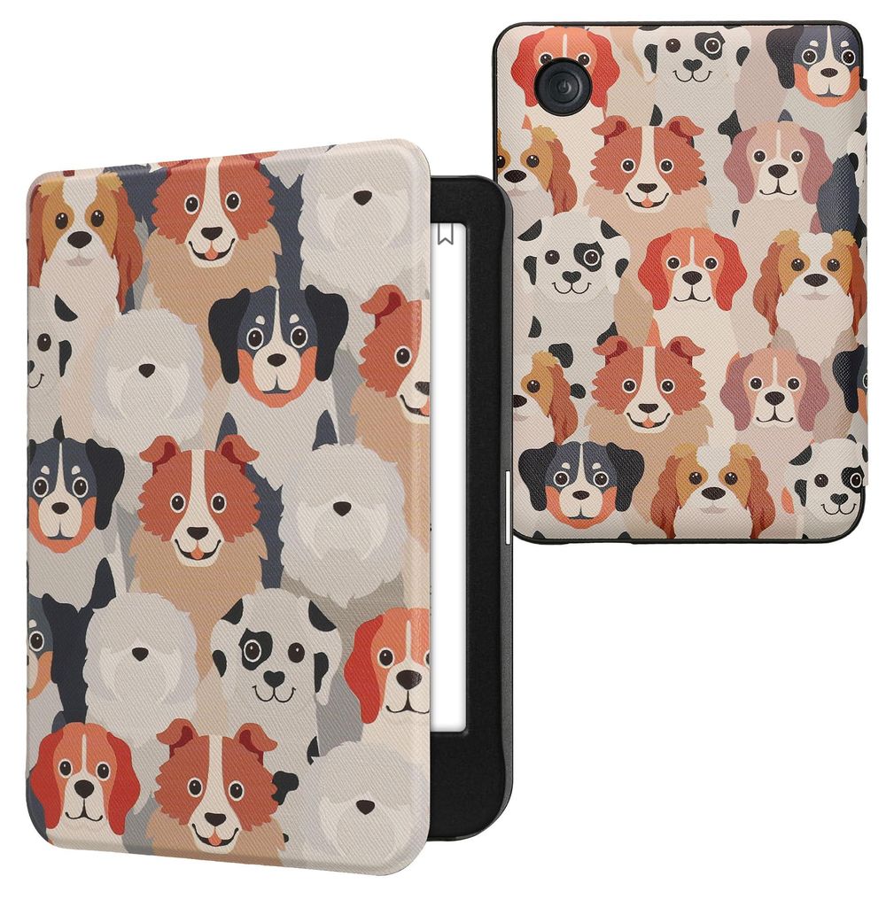 kwmobile Schutzhülle für Kobo Clara BW / Clara Colour / Tolino Shine (5) / Shine Color Hülle - eReader Flip Case mit Auto Sleep Funktion - Viele...