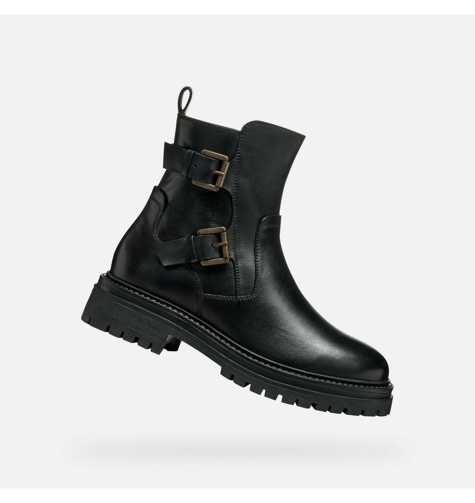 Geox Schwarze Damen-Ankle-Boots von Iridea 36