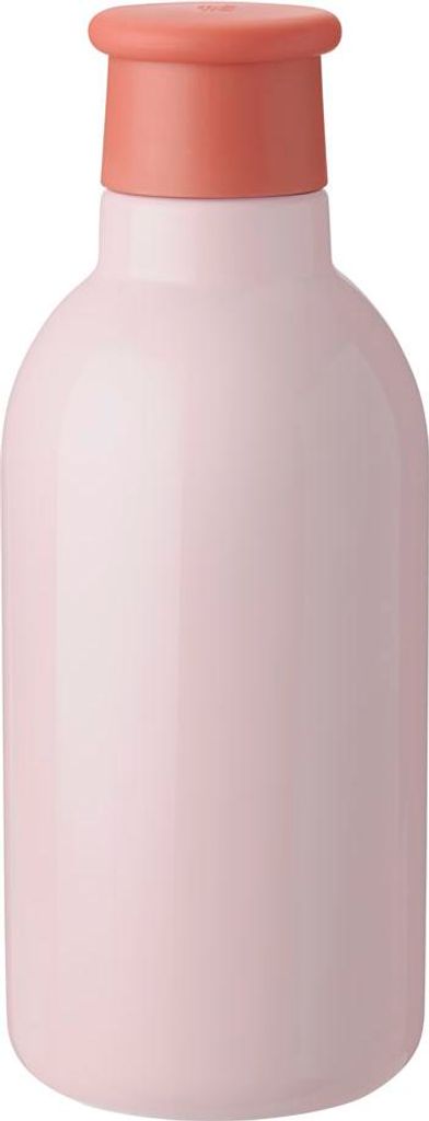 Rig-Tig Isolierflasche Drink-It, Becher, Stahl, Kunststoff, Silikon, Rose, 500 ml, Z00216-2