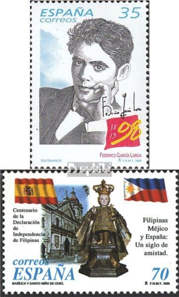 Briefmarken Spanien 1998 Mi 3388,3391 (kompl.Ausg.) postfrisch Lorca