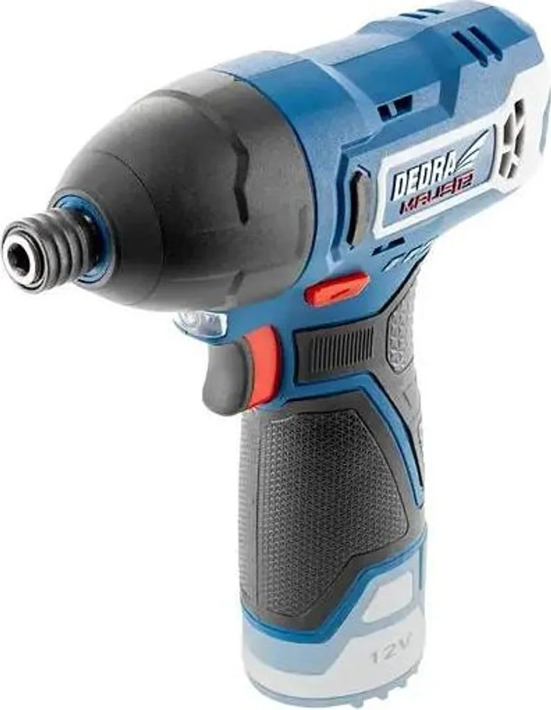 Outil de vissage sans fil DEDRA 12V 120 Nm - Idéal pour accès difficiles