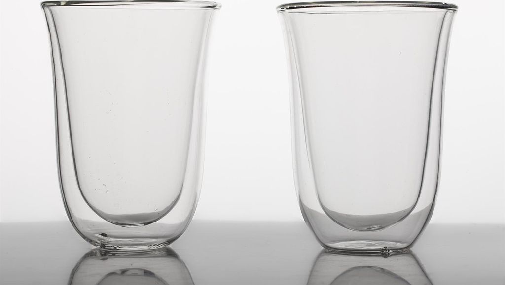 DeLonghi Latte Macchiato 2er Doppelwandiges Thermoglas