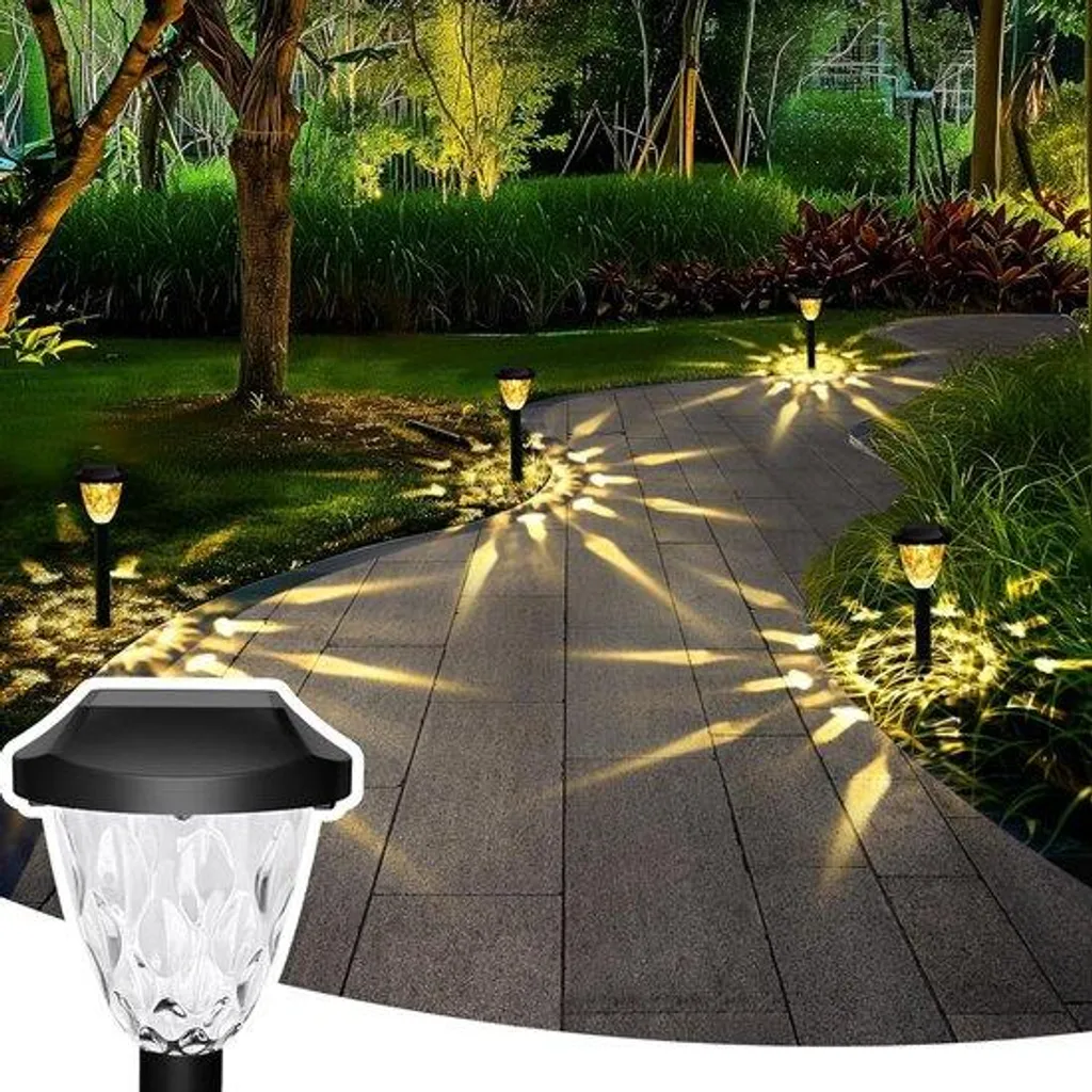 Lampe solaire extérieure anti-panne d'électricité pour cour et jardin