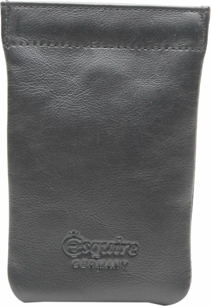 Esquire Leder Schlüsselmäppchen Logo Quick Key Case Black Produktbild 