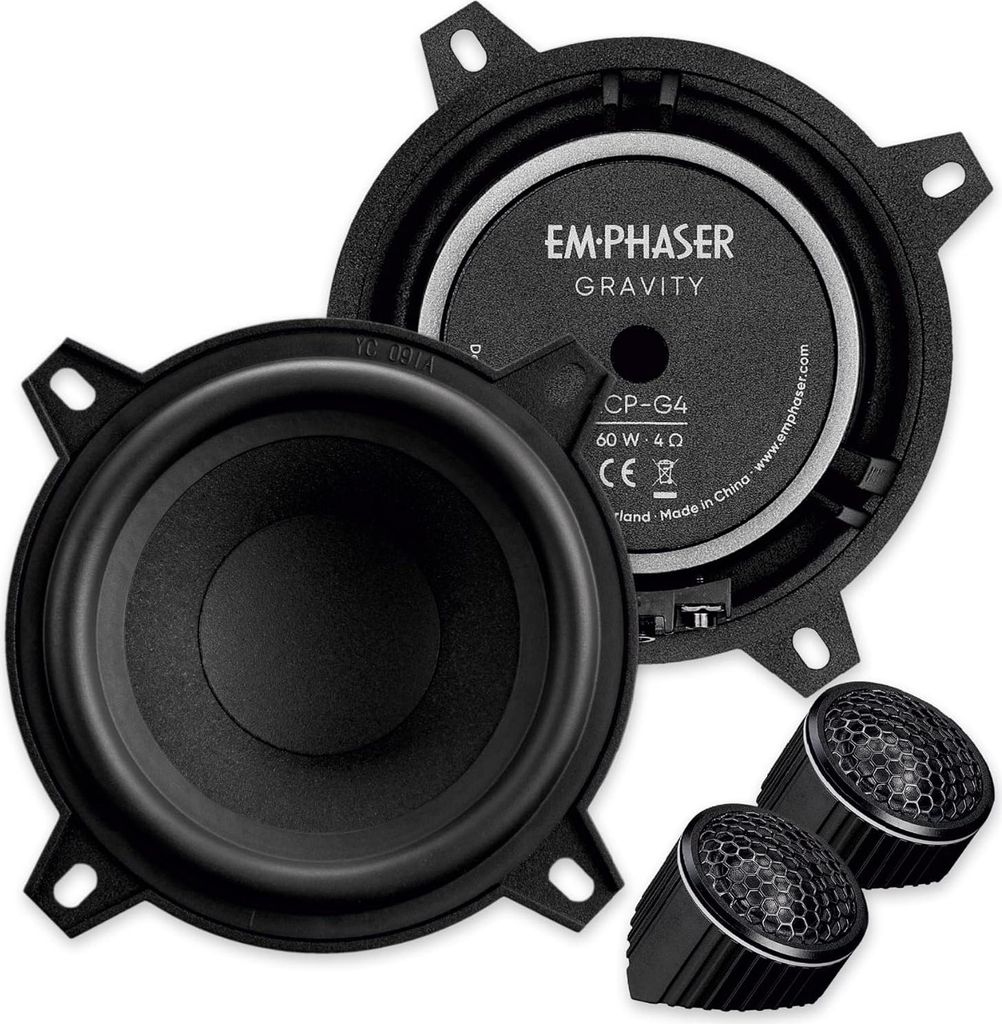 EMPHASER Gravity ECP-G5 13cm 2-Wege Lautsprecher Komponentensystem 80 Watt RMS