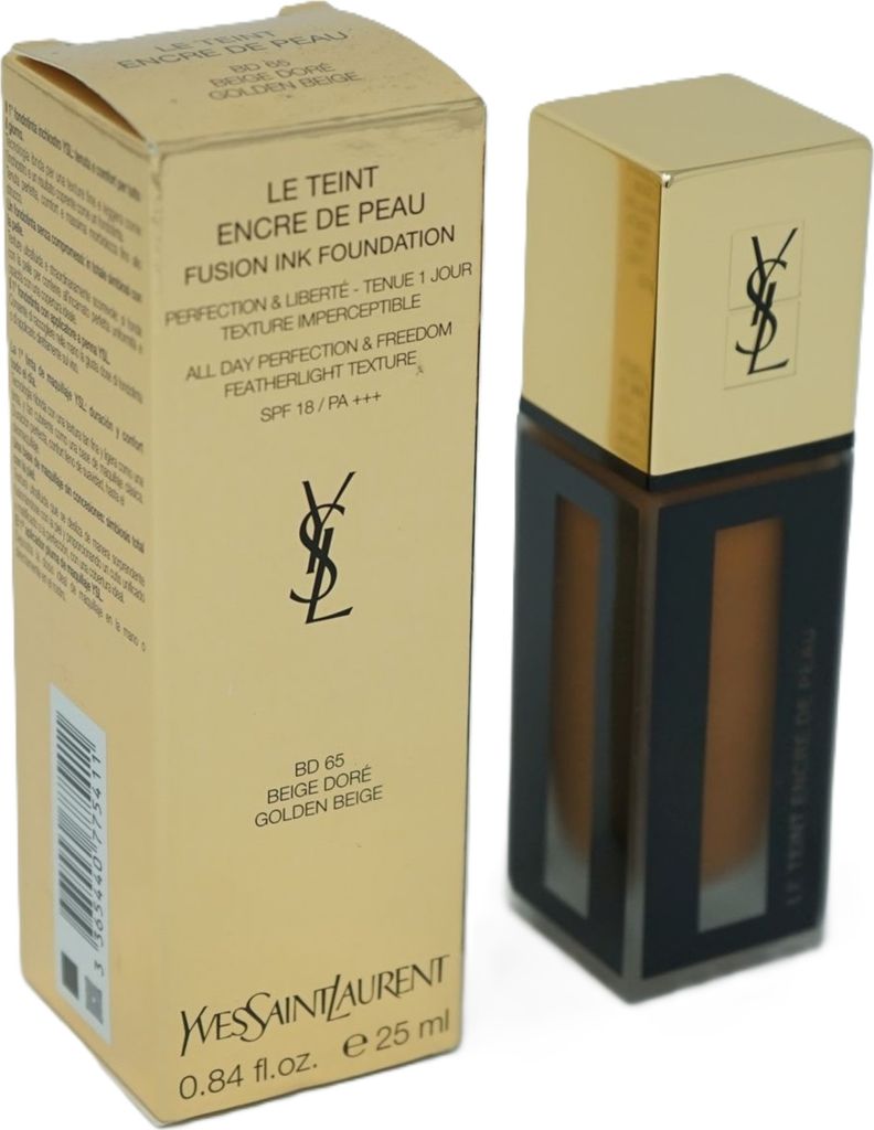 Yves Saint Laurent Le Teint Encre de Peau All Day Perfection Foundation Golden Beige BD65