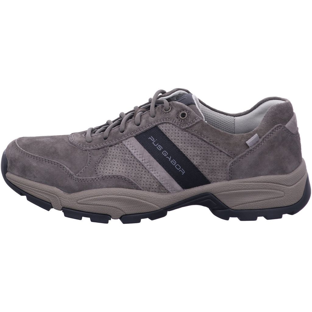 Pius Gabor Sneaker - Schwarzgrau Leder Größe: 46 Normal