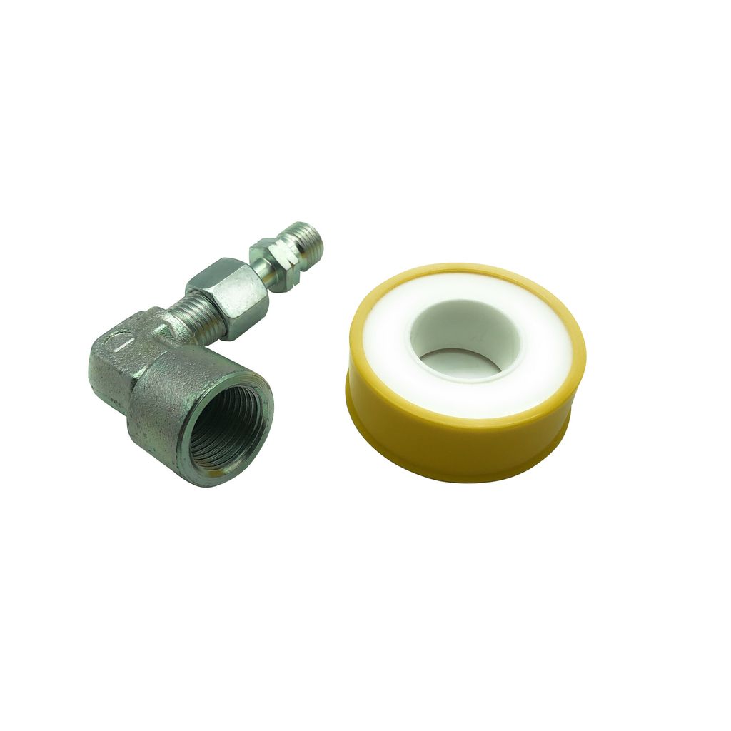 Herdanschluss-Adapter-Set, Variante:IG Winkel 1/2'' RH x AG 1/4 LH