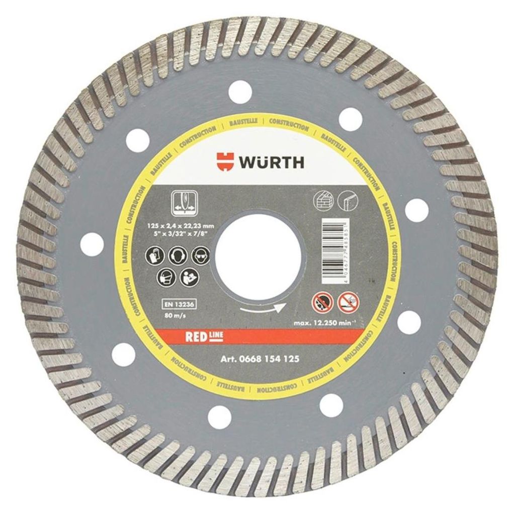 Disk Diamantový Turbo F125Mm Wurth Obrázek produktu 