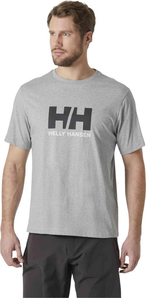 Helly Hansen Logo 3.0 Kurzarm-t-shirt Grau L Mann Grau L