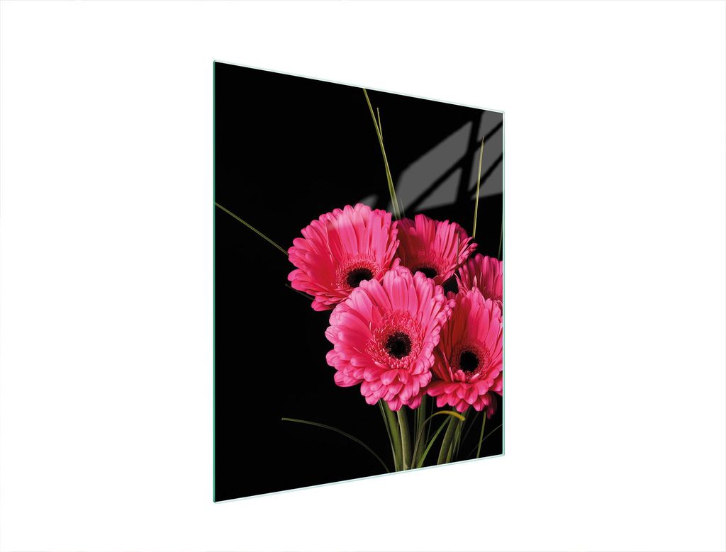 Glasschneidebrett 45x52 GERBERA