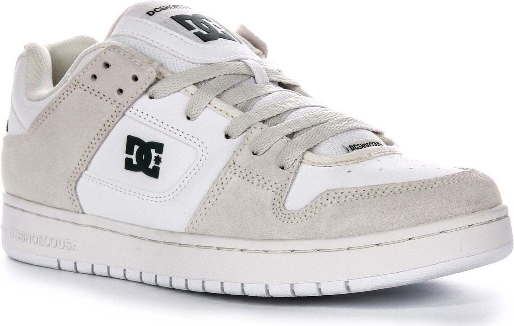 DC Shoes Manteca SE Herren Sneaker aus Wildleder in Off White – 12 Großbritannien - 47 EU - 13 USA / Cremefarben