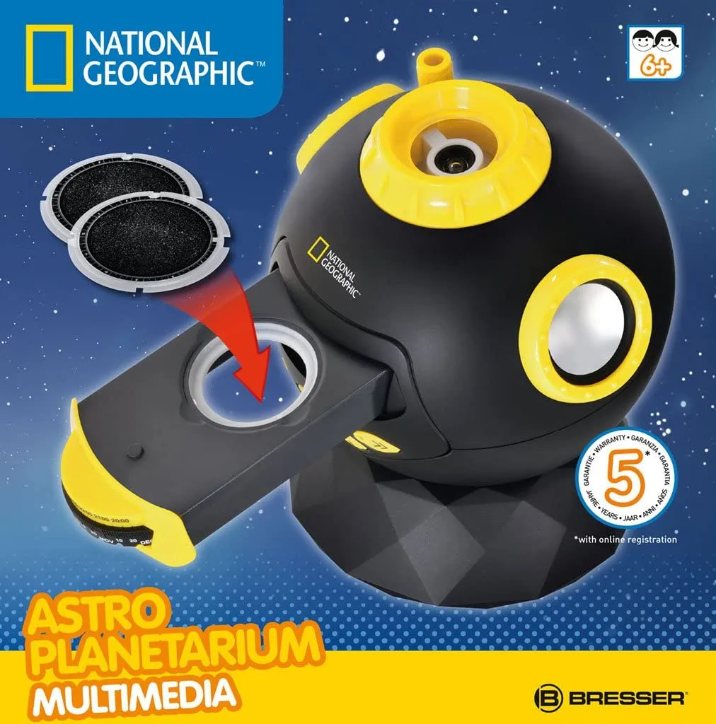 Astro-planétarium junior 16 cm noir et jaune pour observer les étoiles - 5