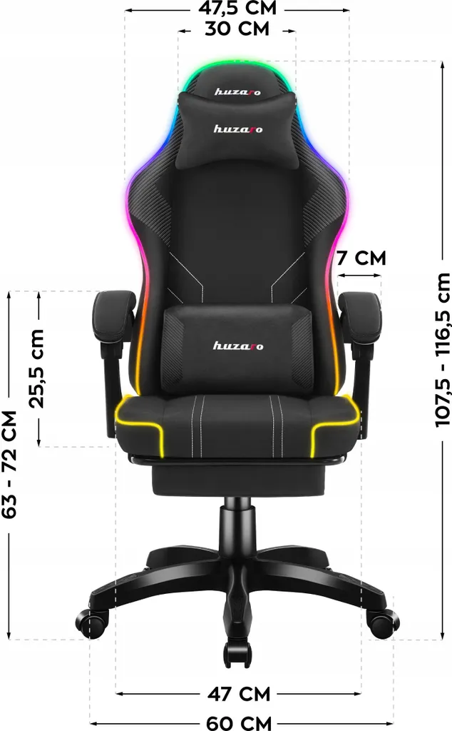 Force 3.7 RGB gaming chair Black - 19