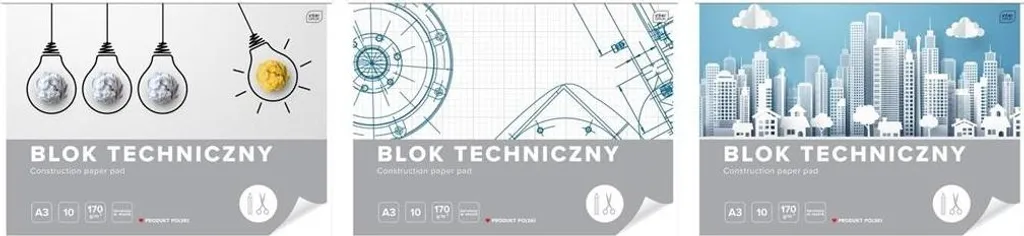 Blocco Tecnico A3 Economico - Stock 10 Pezzi Serie 10K in Offerta