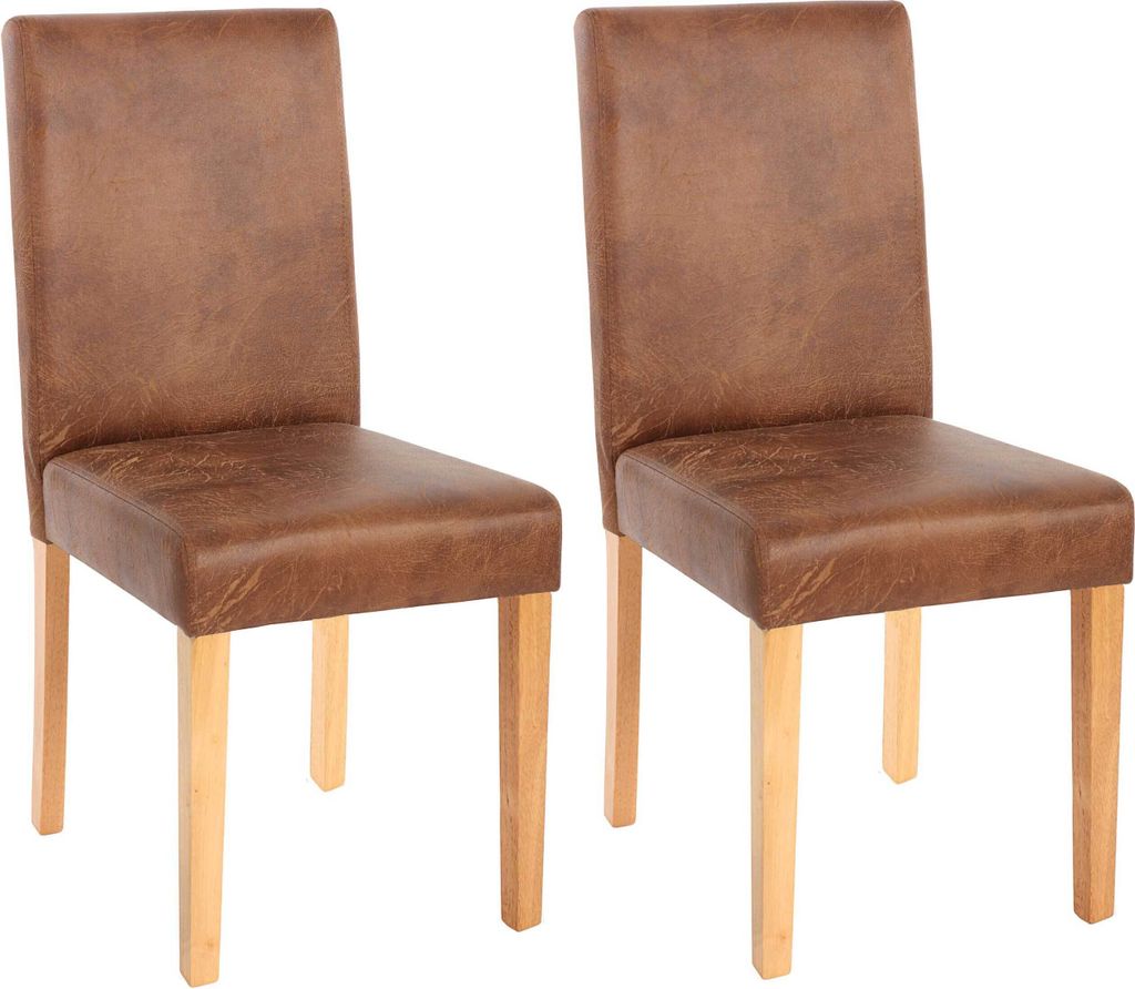 2er-Set Esszimmerstuhl Stuhl Küchenstuhl Littau  Textil, Produktbild 