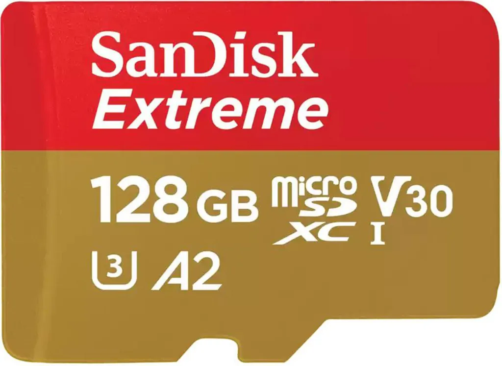 SanDisk Extreme 128GB MicroSDXC - La Memoria Sicura per i Tuoi Viaggi 4K