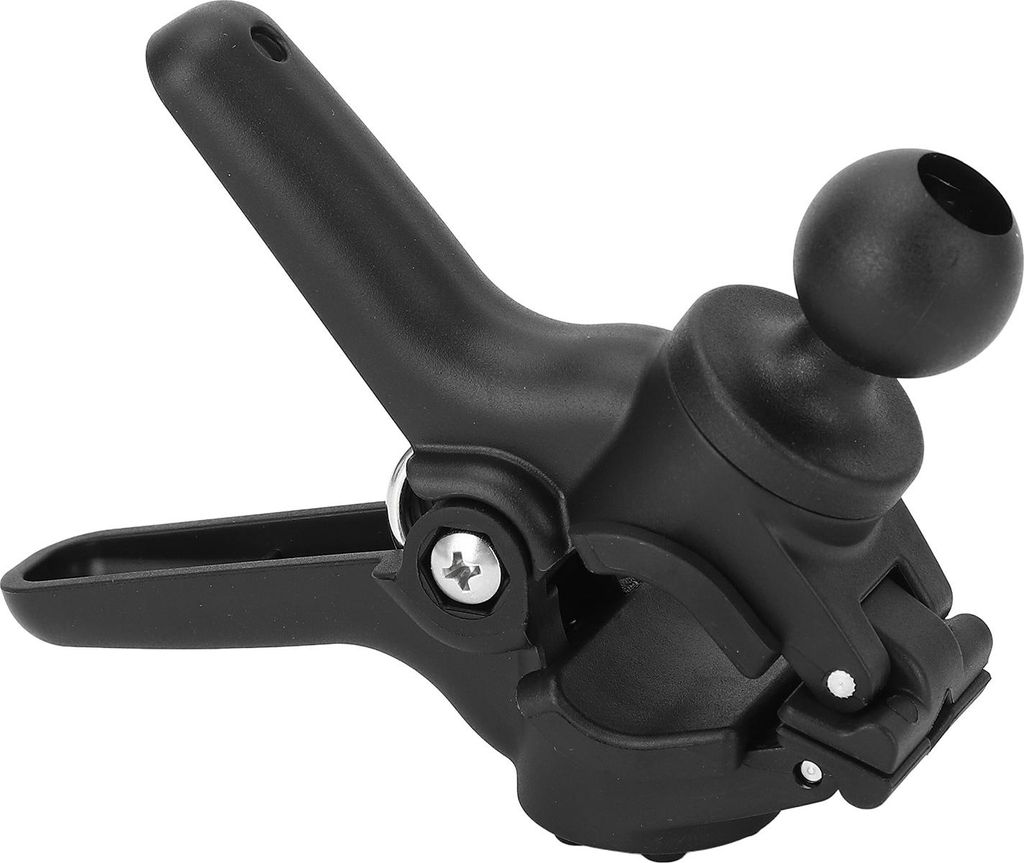 Lenkerklemmmontage Basis Aluminiumlegierstange mit 1 Zoll Ball Anti Slip Feder Clips Schiene für Schreibtischrohrrohr