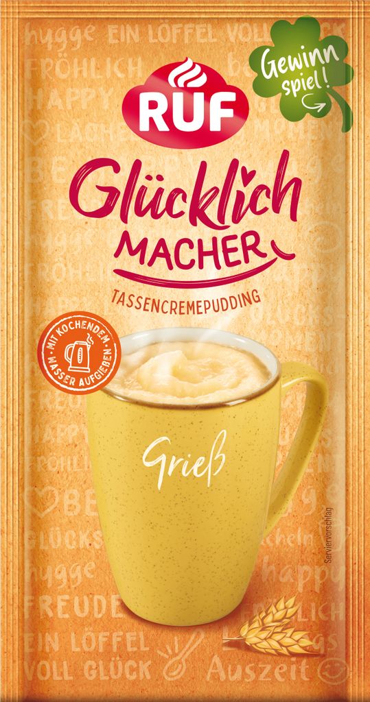 RUF Glücklichmacher Grieß Tassenpudding Produktbild 