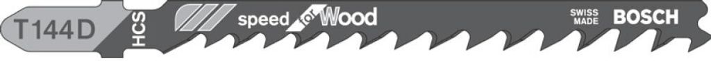 Bosch Stichsägeblatt T 144 D Speed for Wood, 100er-Pack Produktbild 
