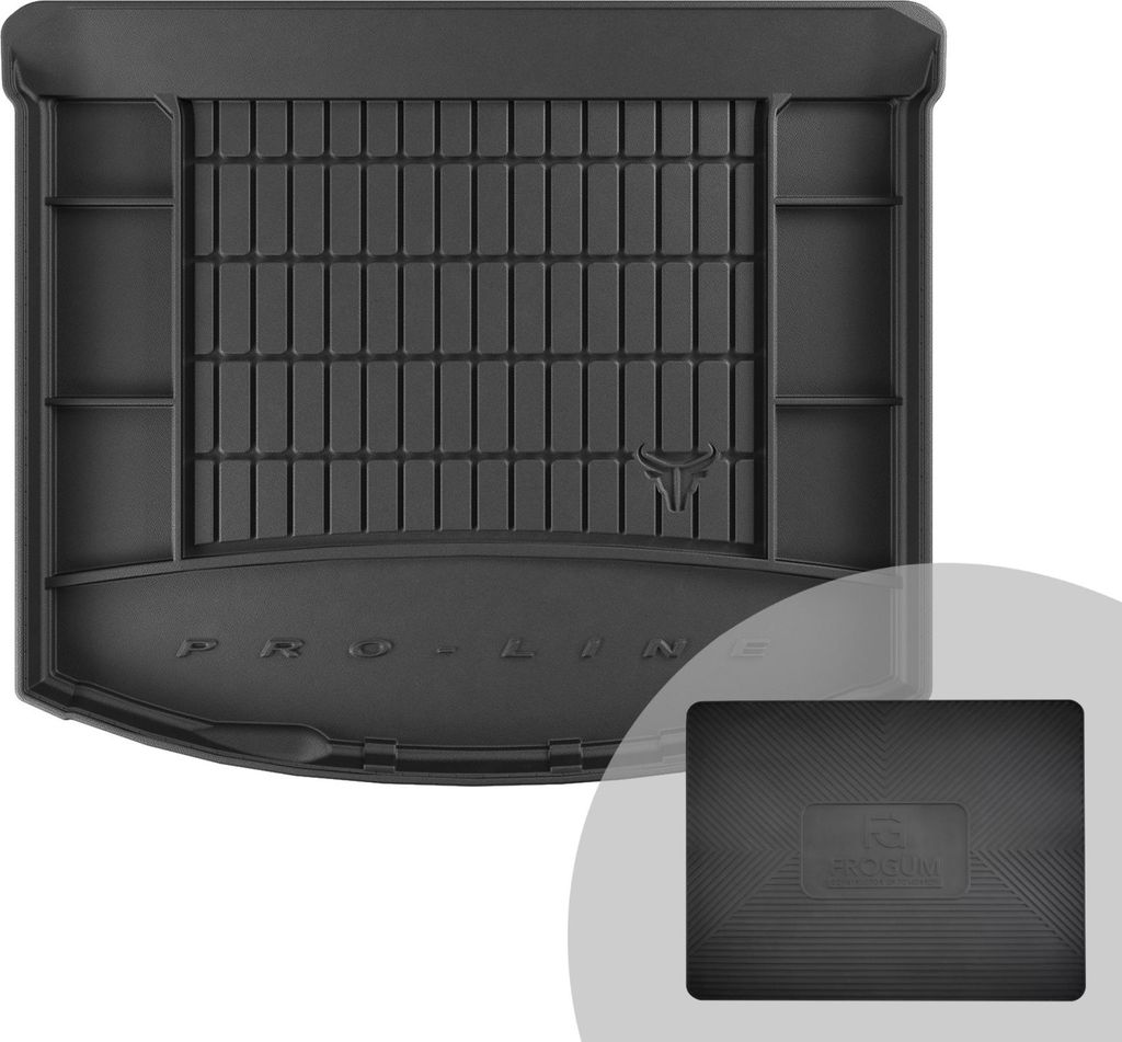 FROGUM ProLine 3D Gummimatte Exklusive Auto Kofferraummatte Kofferraumwanne für Mazda 3 II 2008-2013