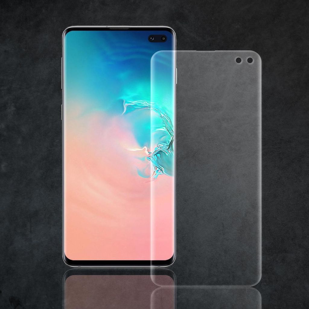 Panzer Schutzfolie für Samsung Galaxy S10 Plus PET Schutz Produktbild 