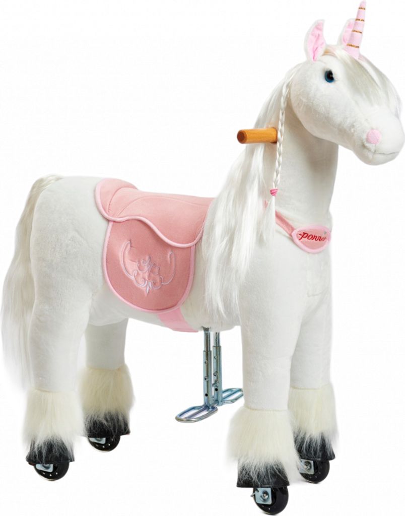 Mechanický jezdící jednorožec Ponnie Merlin S s růžovým Obrázek produktu 