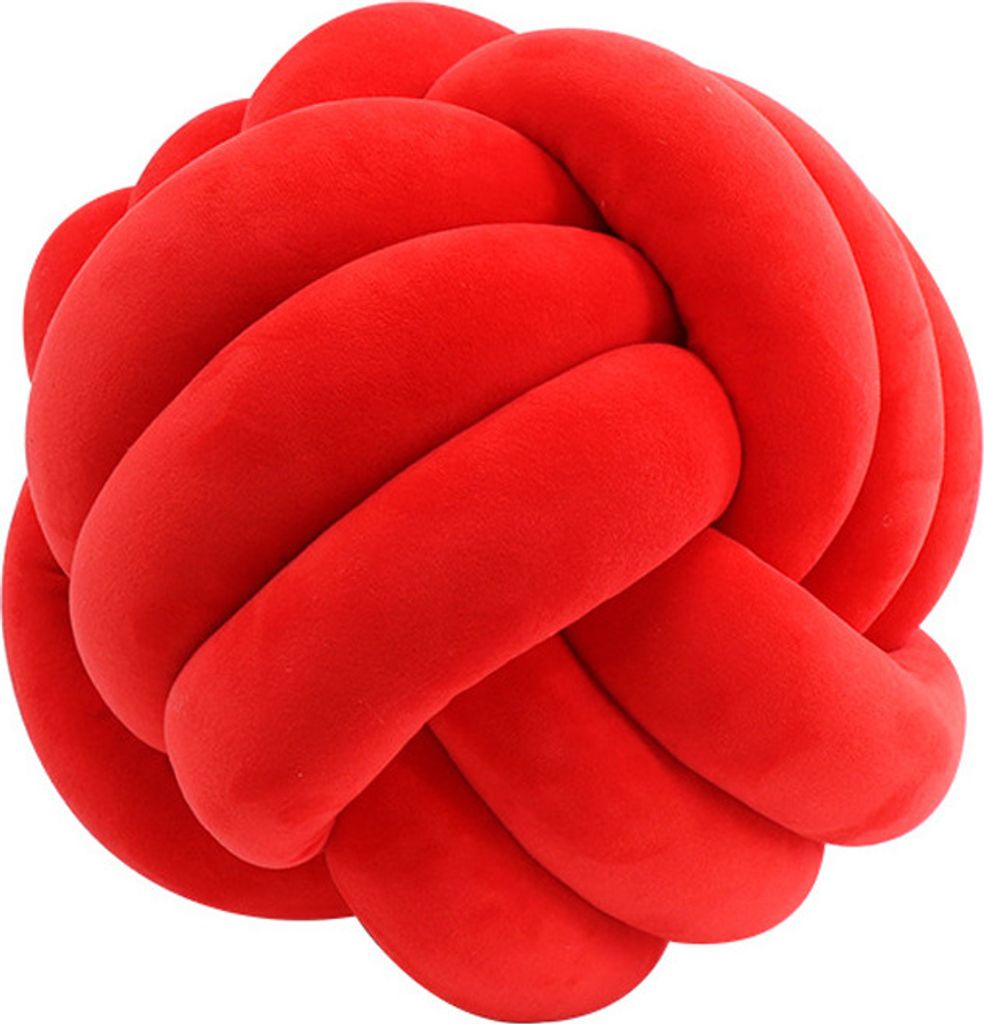 CANDeal 35cm Knotenkissen, Geknotetes Kissen für Sofa, Bett, Dekorat, Zierkissen Knoten, Knoten-Ball-Kissen