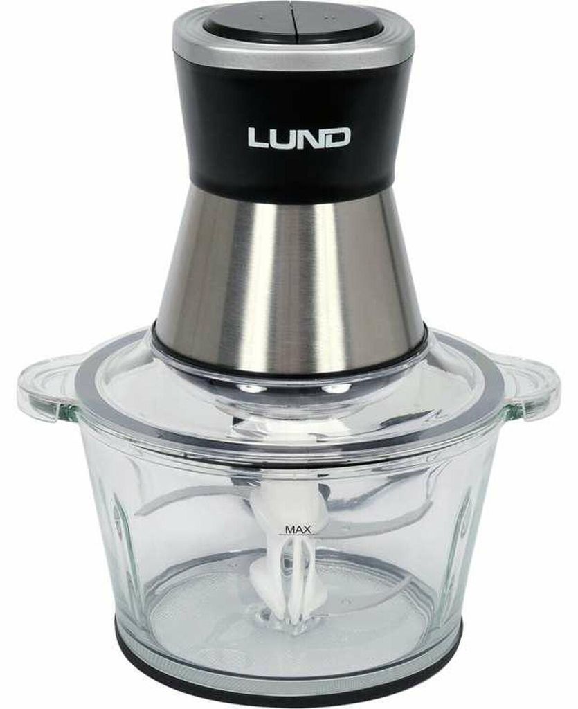 LUND Küchenzerkleinerer 3in1 500W mit 2-Liter-Glasbehälter