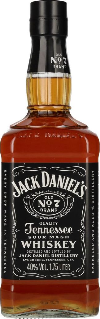 Jack Daniels Old No. 7 Tennessee Whiskey Großflasche | 40 % Produktbild 
