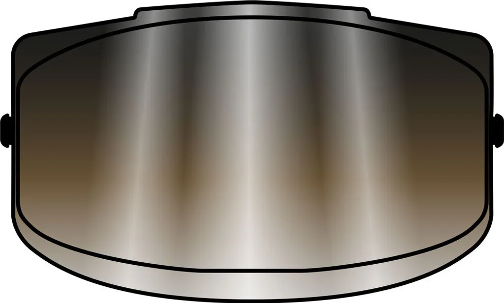 Écran de remplacement miroir argenté compatible Casque Airoh Commander