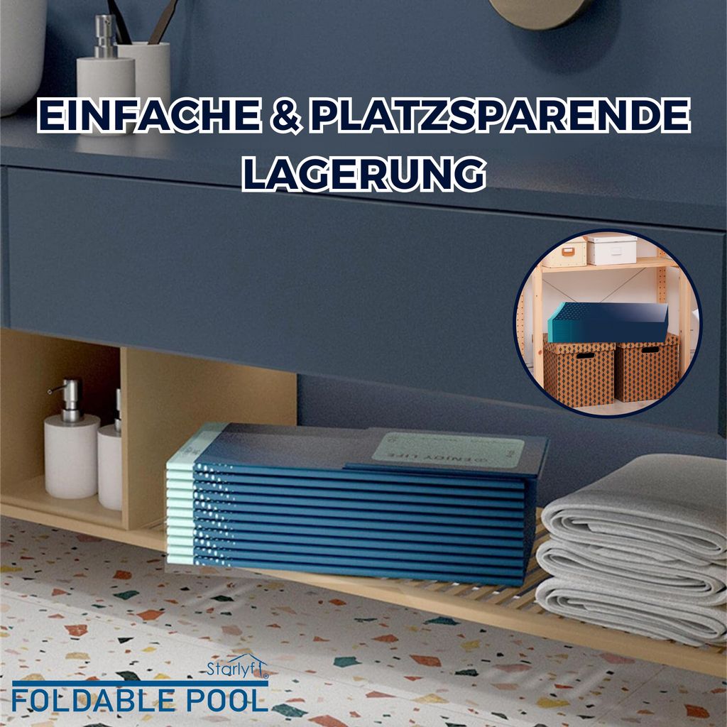 Starlyf Foldable Pool, Planschbecken, faltbarer Pool ohne Produktbild 4