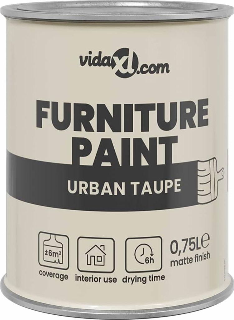 Möbelfarbe Braun 10 x 10 x 12,2 cm Wanddruck