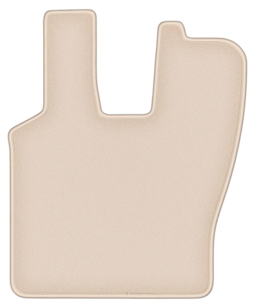 DURBAN Beige Velours-Fahrerfußmatte für Scania R i G Lkw (2004-2017)