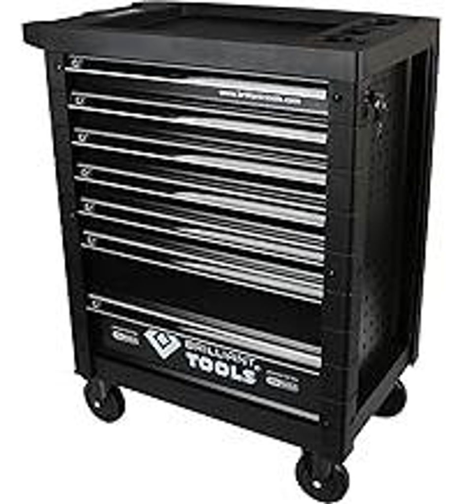 Brilliant Tools BT152900 Werkstattwagen mit 7 Schubladen, leer
