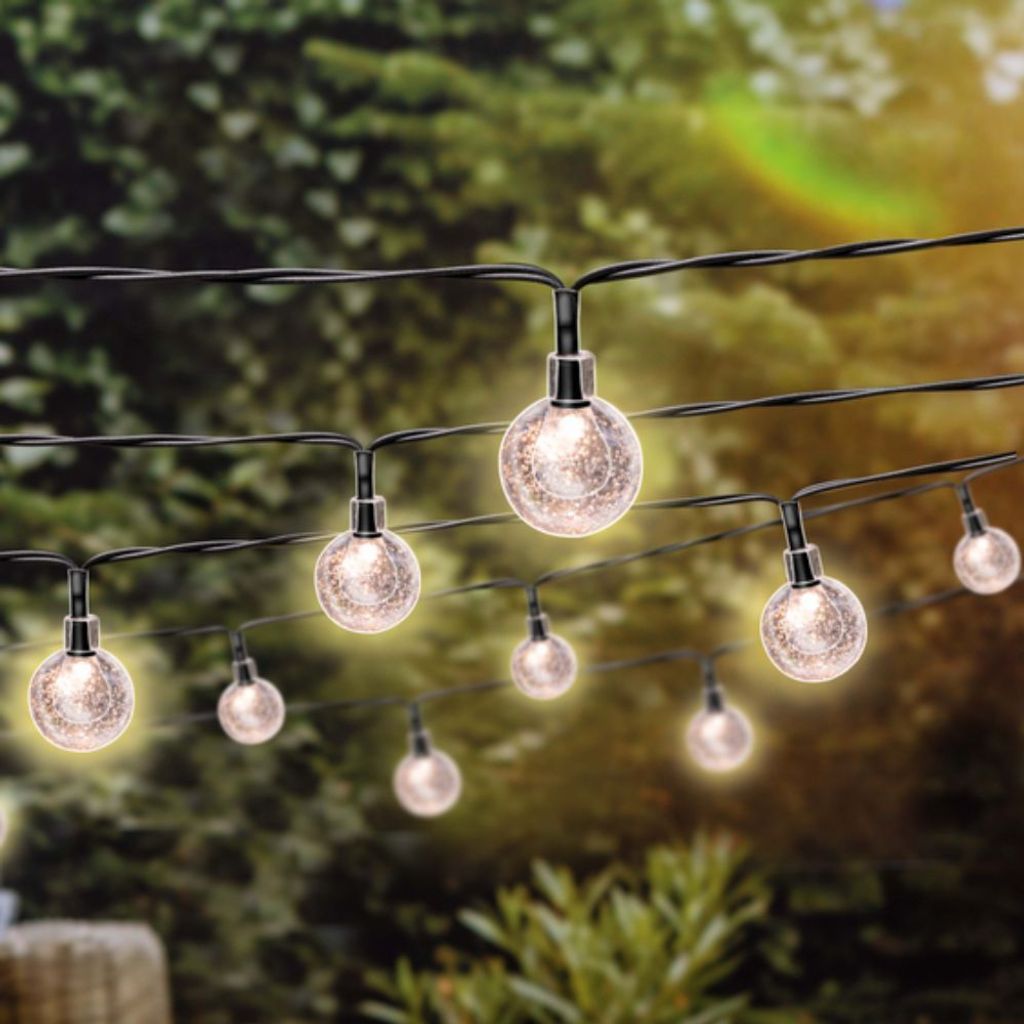 Grundig Solar Power Light String - 9 M - 50 lampek z Zdjęcie produktu 7
