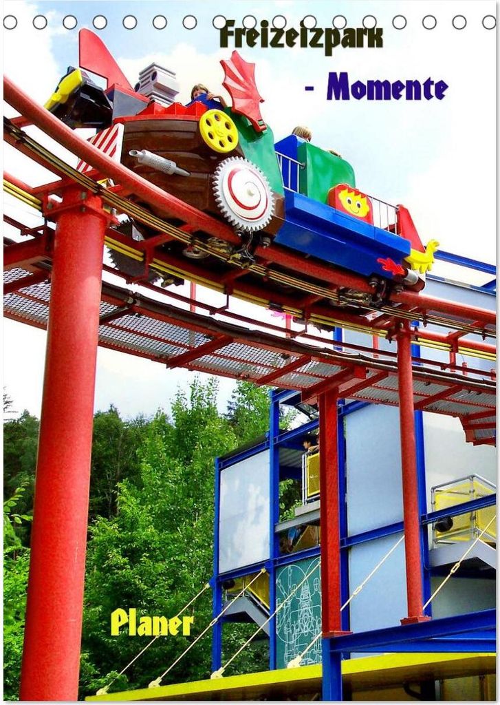 Freizeitparkmomente / Planer (Tischkalender 2026 DIN A5 hoch), CALVENDO Monatskalender