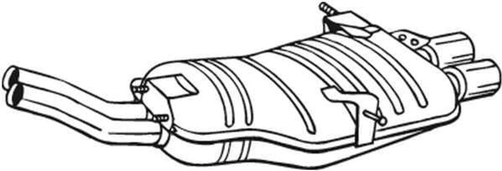 Bosal Endschalldämpfer 247-531