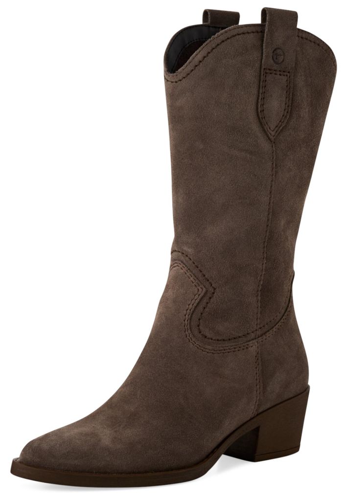 Tamaris Cowboystiefel Damen 32313230393037 Beige 38 EU Produktbild 