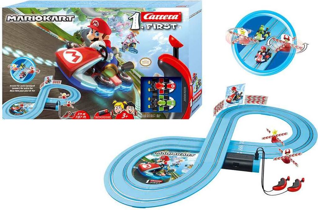 Carrera FIRST Kinderrennbahn Nintendo Mario Kart 2,4 m      Produktbild 