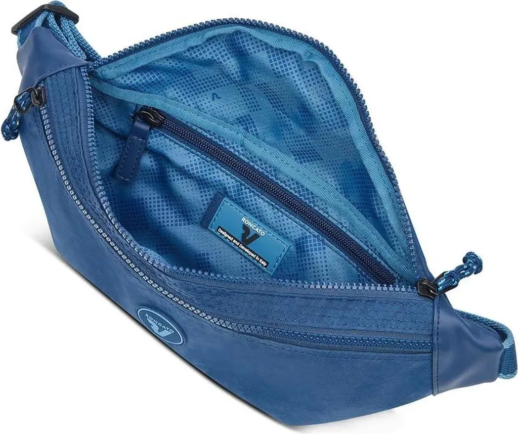 Sac banane Roncato Rolling bleu : libérez vos mains avec élégance - 4